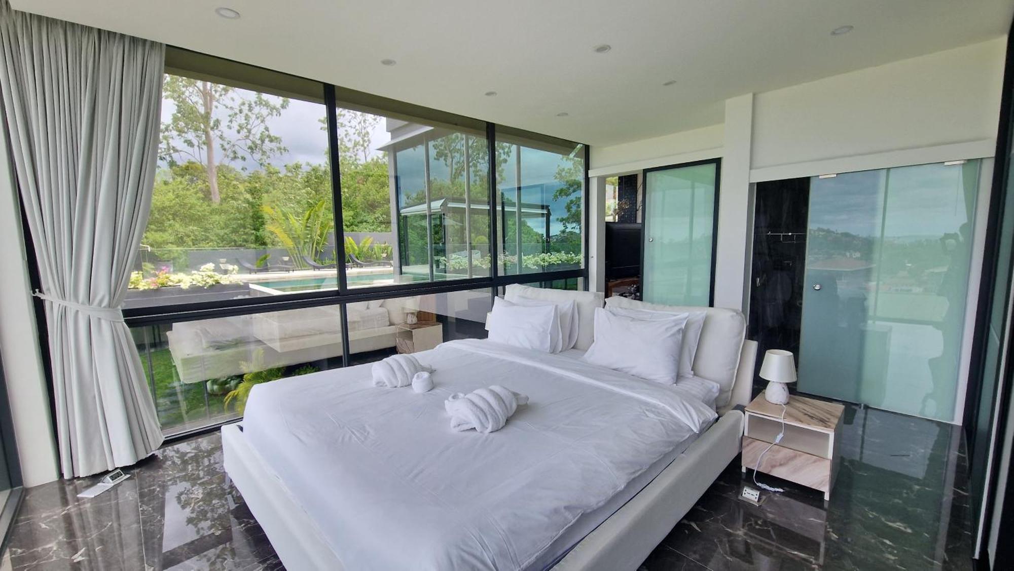 Villa Obsidian, With Staff, Sea View And Walk To Choeng Mon Beach Exteriér fotografie